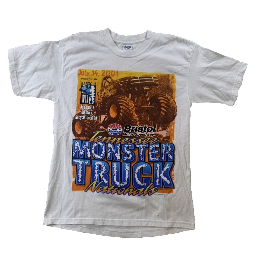 Graphic Monster Truck T-shirt NEW mens Large Nationals Tennessee Vintage Y2K VTG